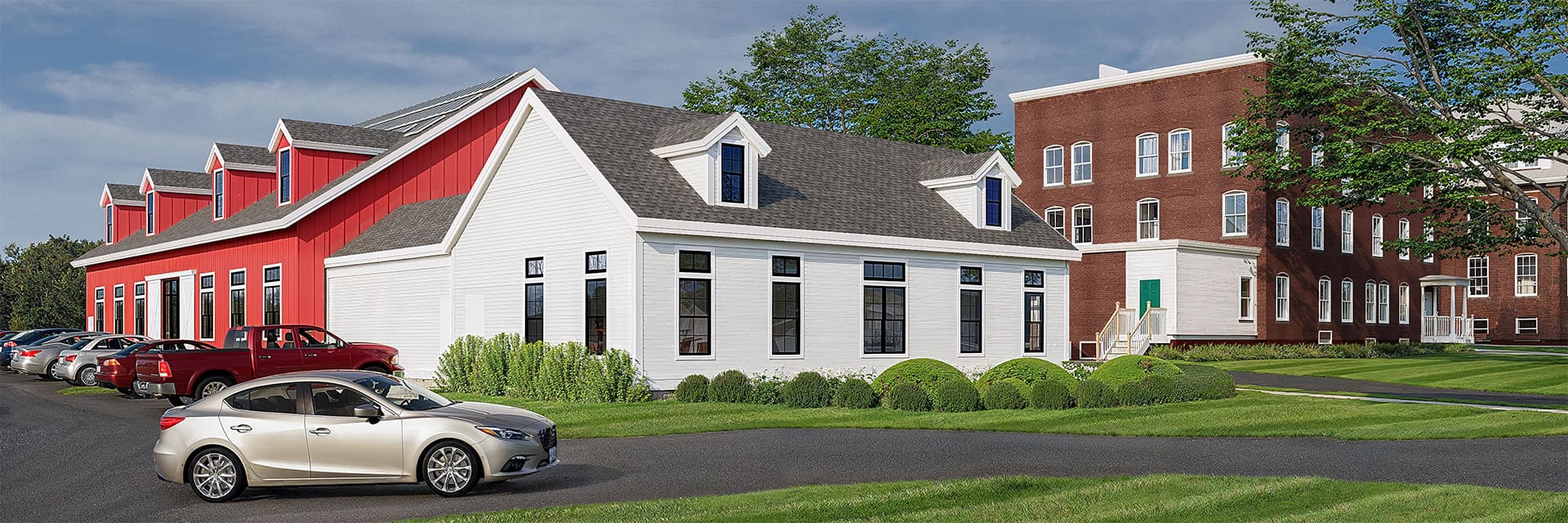 Easterseals NH Military & Veterans Campus rendering aquatics field view