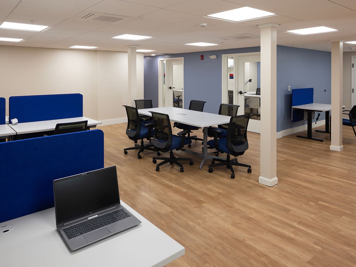 Hub of services office area