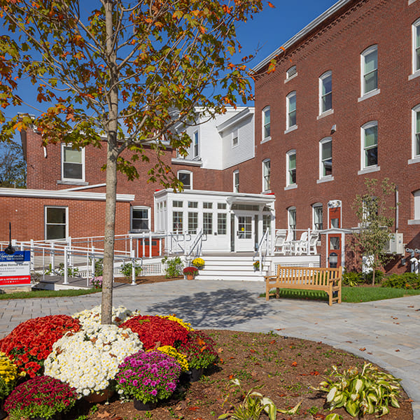 Retreat center entrance