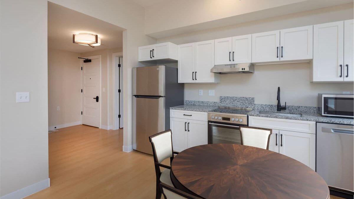 Interior view of housing unit