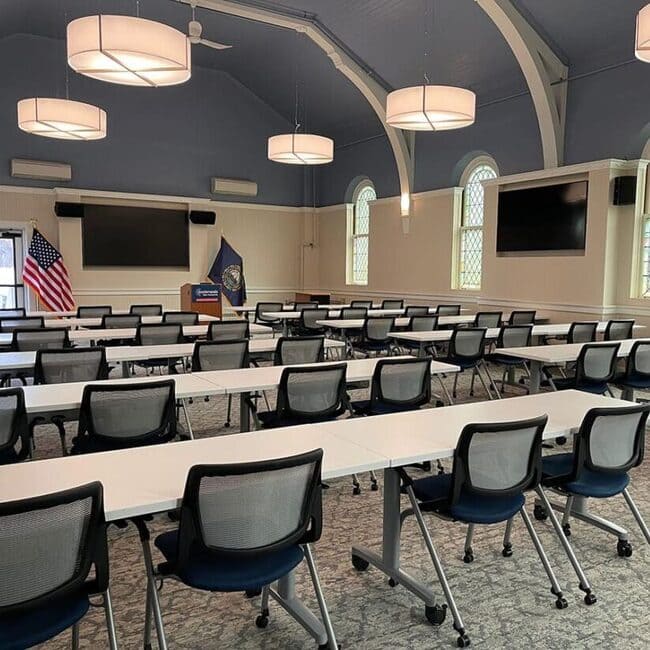 Military & Veterans Campus retreat center conference room